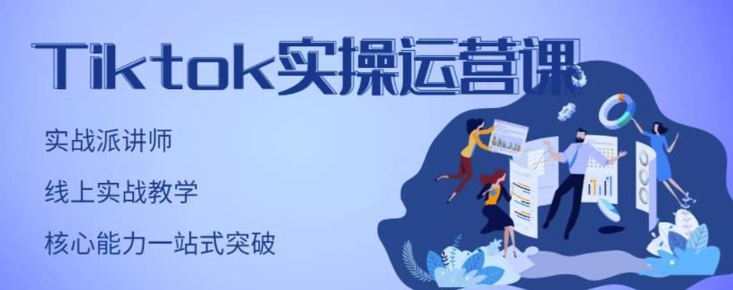 TikTok实操运营课，手把手账号实战，适合零基础Tiktok新人-冰妍网