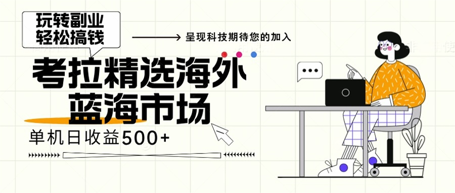 海外全新空白市场，小白也可轻松上手，年底最后红利-冰妍网