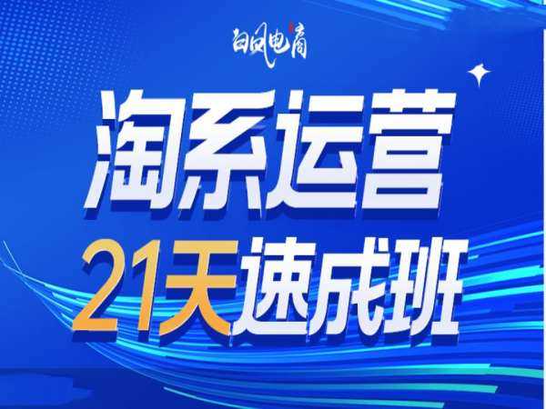 淘系运营21天速成班35期，年前最后一波和2025方向-冰妍网